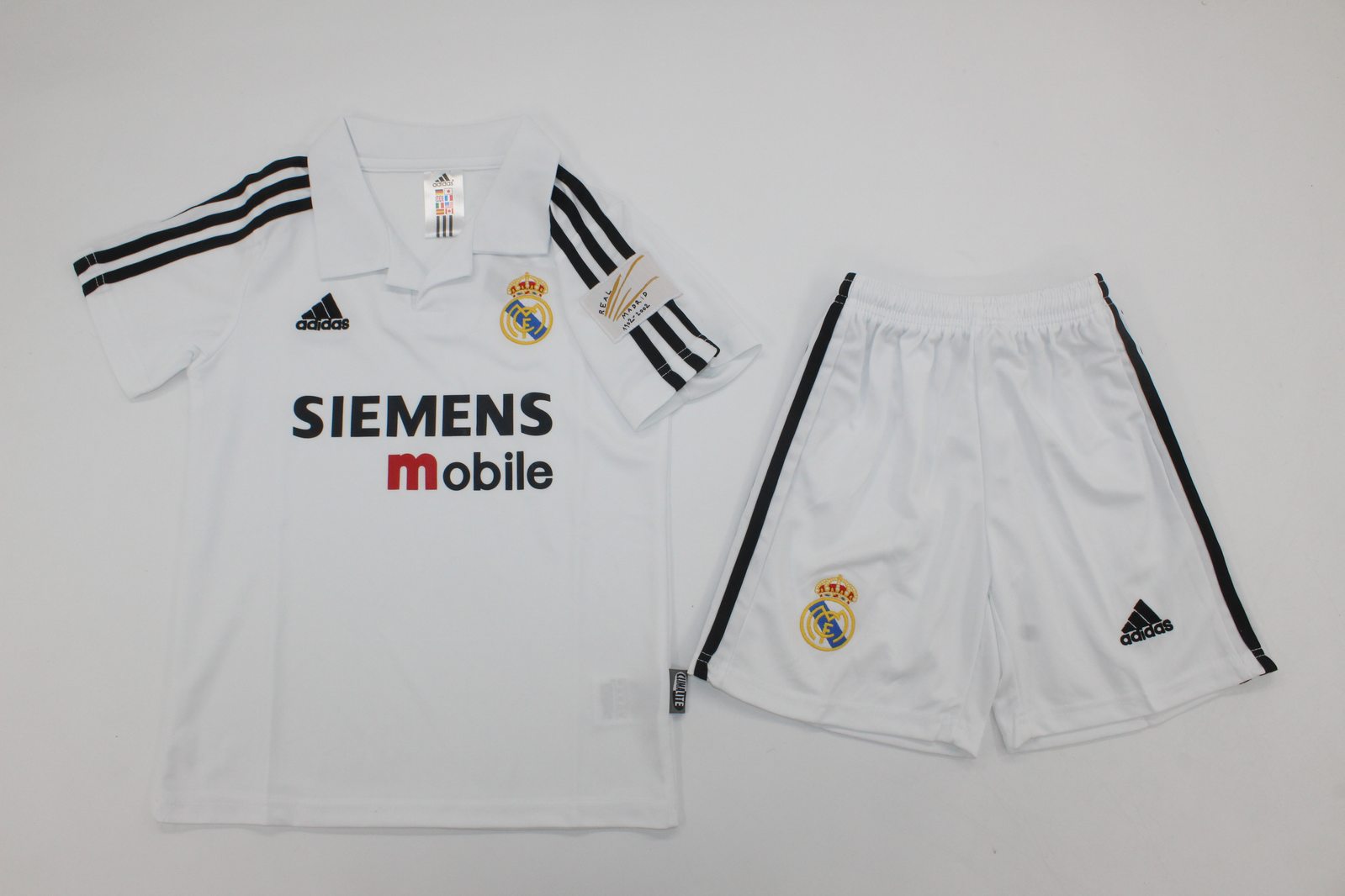 Kids-Real Madrid 02/03 Home Soccer Jersey